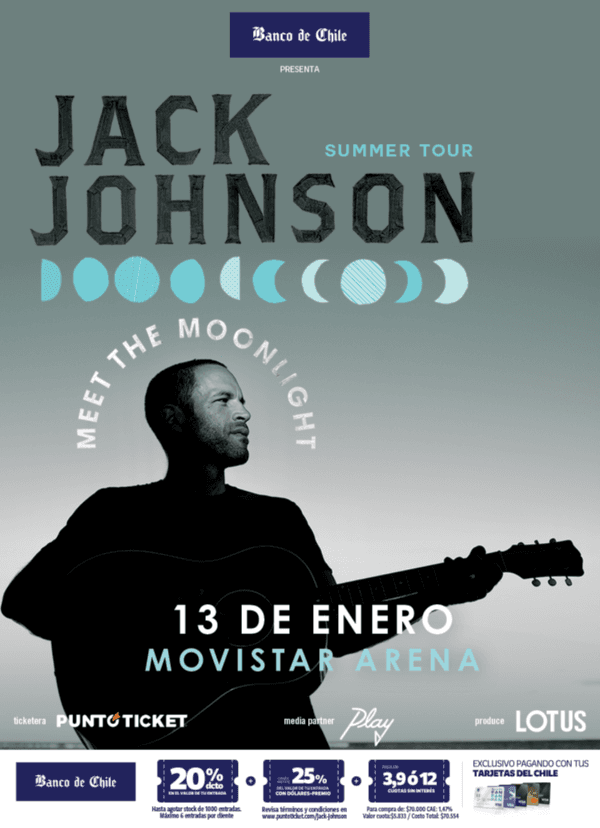 Revisa AQUÍ los detalles de Jack Johnson en Chile.(Foto: Lotus)