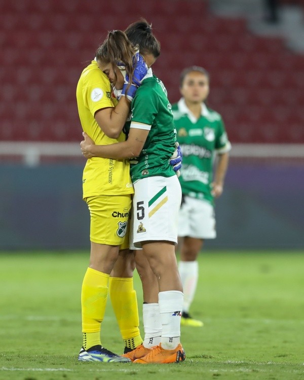 Gisela Pino y Stefany Castaño se quedaron sin la final de Copa Libertadores Femenina. (Conmebol)