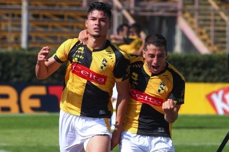 Jesús Ramírez celebra un gol en Coquimbo Unido, donde tuvo dos ciclos. (Agencia Uno).