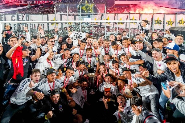 Chano Garrido se alegró por la 33 de Colo Colo (Guille Salazar)