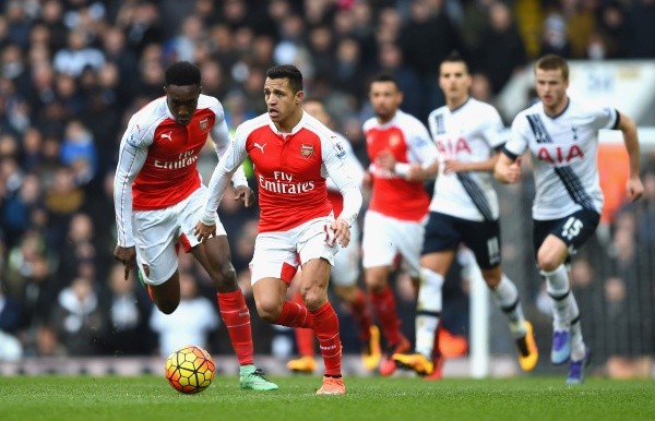 Alexis Sánchez le marcó en dos ocasiones al Tottenham con la camiseta del Arsenal, el clásico rival en Londres. Foto: Getty Images