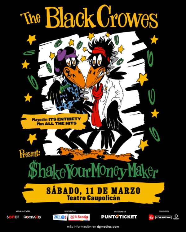 ¡The Black Crowes confirma show en Chile! (Foto: DG Medios)