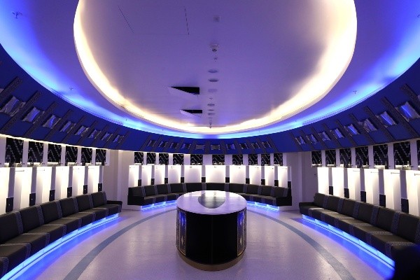 Camarines del EstadioAl Bayt.Foto: Getty Images