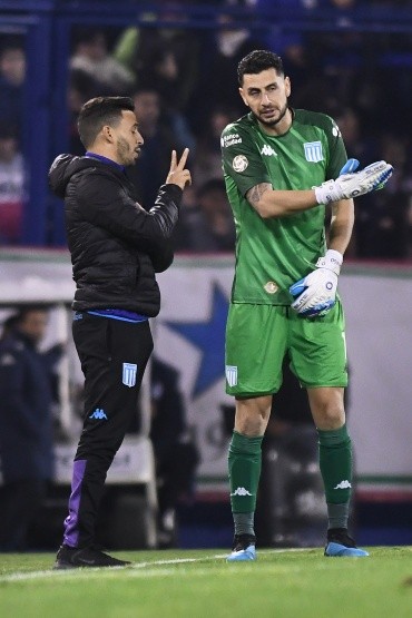Gabriel Arias, un referente del plantel de Racing Club. (Getty Images).