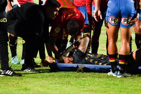 Luis Mejía se rompió el tendón de Aquiles a fines de septiembre. (Agencia Uno).