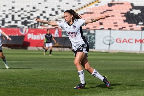 Isidora Olave puso el 1-1 definitivo para las albas. (Colo Colo)