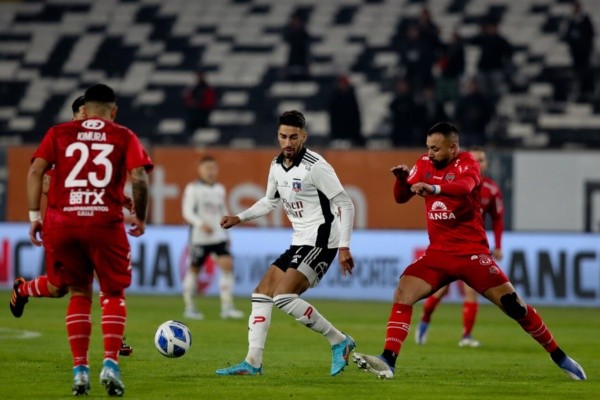 Juan Martín Lucero en Colo Colo vs Ñublense