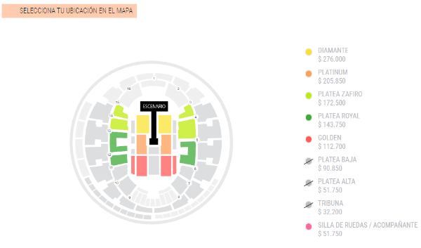 Entradas Michel Bublé