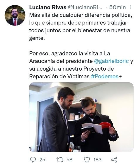 Twitter: Luciano Rivas