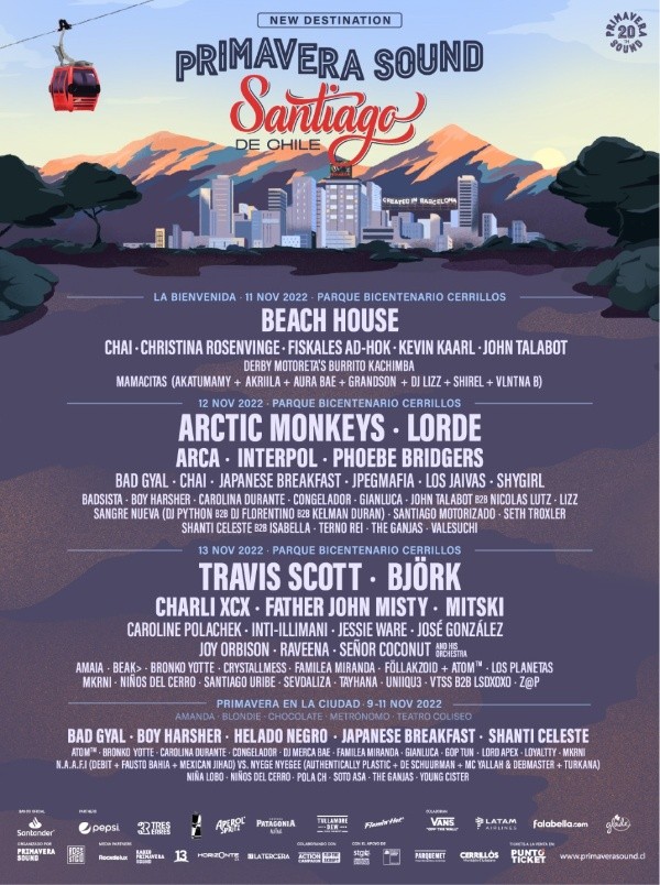 Todo lo que necesitas saber para asistir a Primavera Sound 2022.(Foto: Primavera Sound)