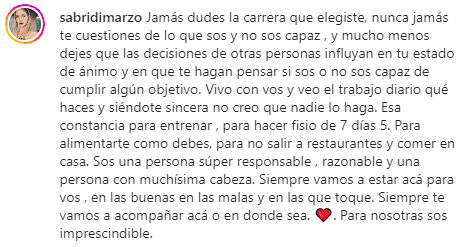 El mensaje de la esposa de Ángel Correa