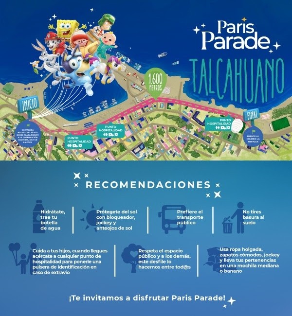 ¿Dónde y cuándo es el Paris Parade en Talcahuano? (Foto: Producción)