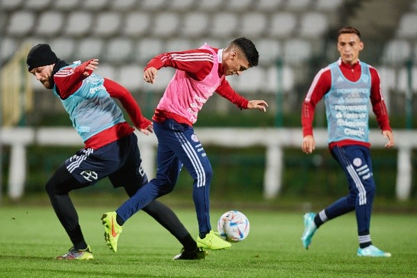 La Roja entrena para enfrentar a Polonia