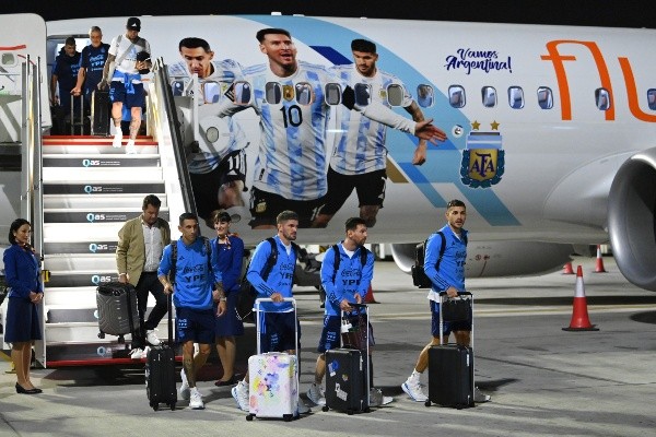 Argentina arribó este jueves a Doha, Qatar | Getty Images