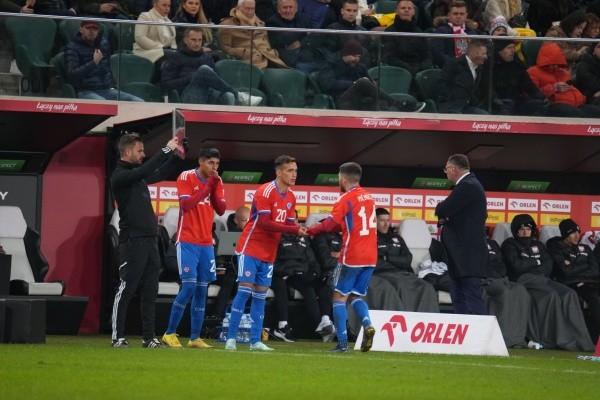 Darío Osorio sumó minutos ante Polonia y sueña con ser titular ante Eslovaquia. Foto: RedGol.