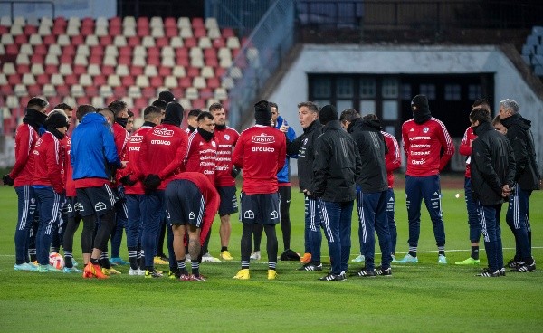 La Roja entrena en Eslovaquia