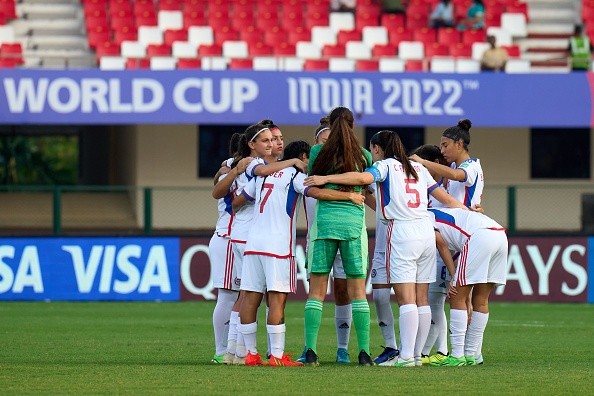 La Roja Femenina Sub 17 participó en su segundo mundial este 2022. (Getty Images)