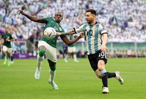 Nati Jota sufrió en vivo el troleo de los hinchas de Arabia Saudita tras la derrota de Argentina por el debut en el Mundial. (Foto: Getty Images)