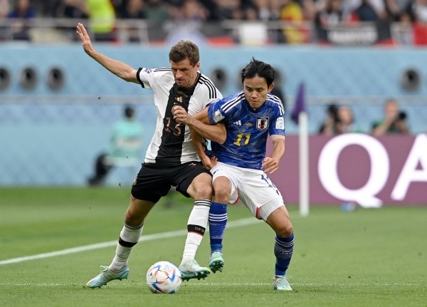 Muller fue titular en la caída de Alemania ante Japón