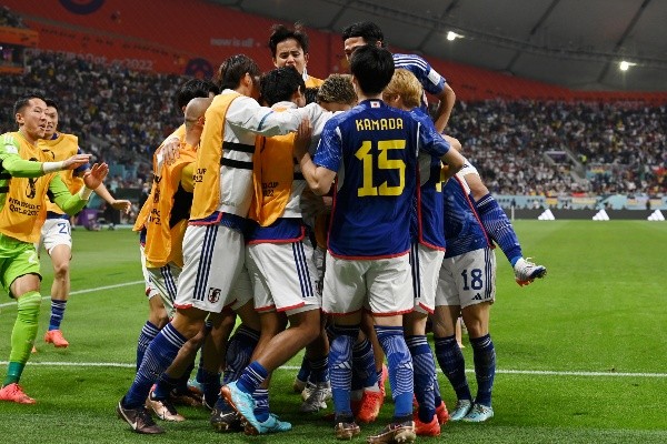 Japón celebra su hazaña ante Alemania (Getty)