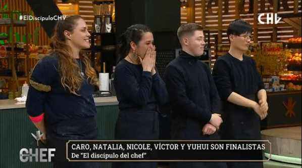 Natalia Duco, Nicole Ángel, Víctor &#039;Zafrada&#039; Díaz, Yuhui Lee y Carolina Erazo son los finalistas