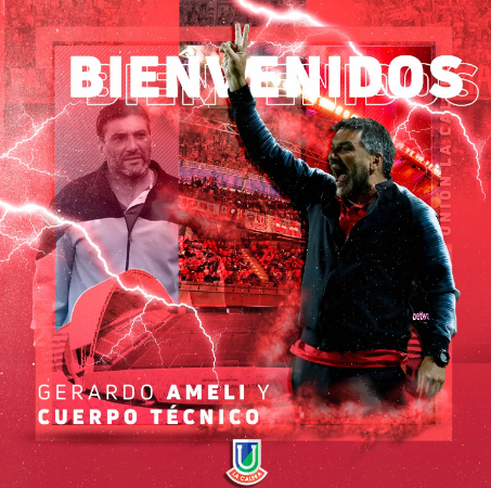 Así oficializó Unión La Calera el arribo de Gerardo Ameli, el nuevo DT del plantel profesional. (Captura).