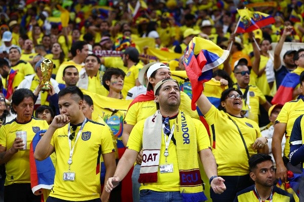 Polémica con los hinchas de Ecuador. | Foto: Getty