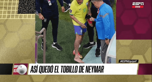 Así informan los medios de Neymar.
