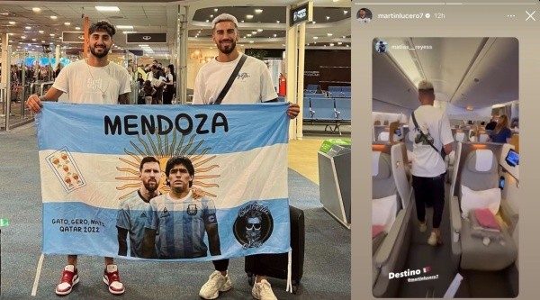 Lucero viaja a Qatar para apoyar a la Scaloneta. | Foto: Instagram @martinlucero7