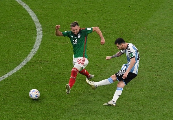 México le dio espacio a Messi y lo pagó caro en la apertura de la cuenta (Getty)