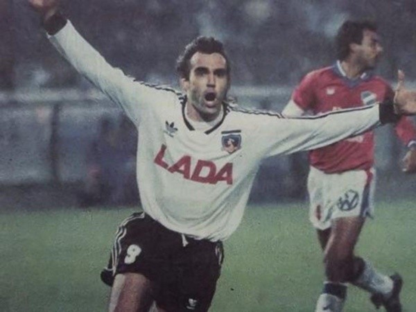 Ricardo Dabrowski delantero de Colo Colo campeón en 1991. Foto: Archivo