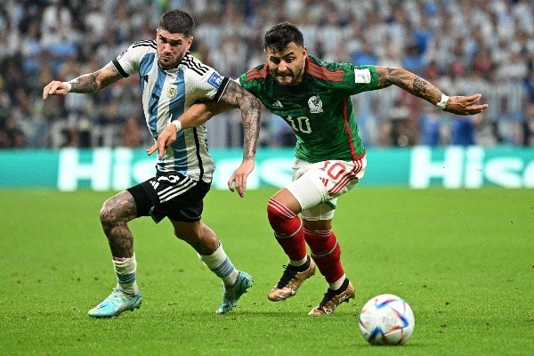 Rodrigo de Paul en Argentina vs México
