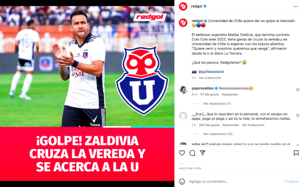Así reaccionó Jaime Valdés a la opción de Matías Zaldivia en la U