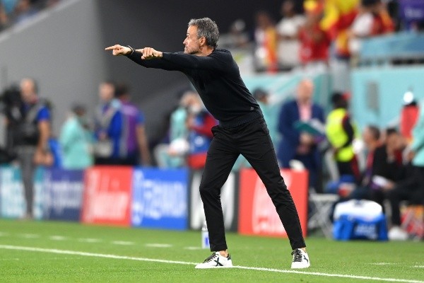 Luis Enrique marcha puntero de su grupo con España tras vencer a Costa Rica y empatar con Alemania. | Foto: Getty Images.