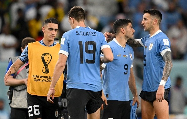 Uruguay acompañó a Alemania como los campeones eliminados en la fase de grupos de Qatar 2022. | Foto: Getty Images.