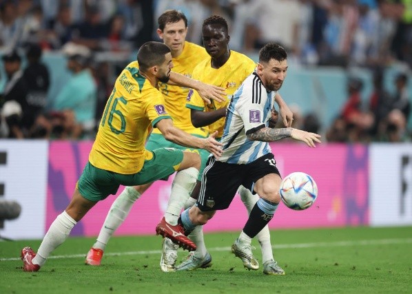 Lionel Messi emocionó a toda Argentina y a La Pulga lo emocionó el video con el festejo de sus hijos en el gol del 1-0 parcial contra Australia. (Foto: Getty Images)