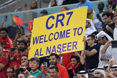 Varios hinchas ya dan por hecho que Cristiano Ronaldo jugará en Al-Nassr de Arabia Saudita. (Getty Images).