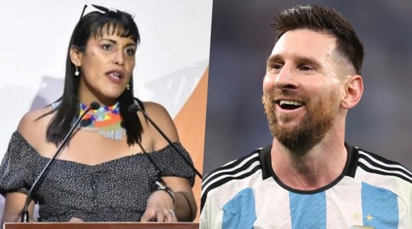 García Moreno quedó molesta con Messi. | Foto: Getty