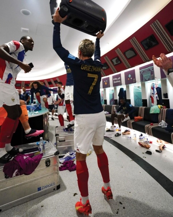 El parlante para la música en Francia. Foto: @equipedefrance