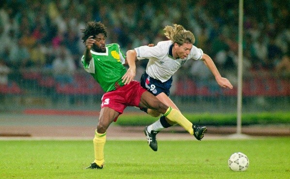 Camerún en 1990 fue la primera selección africana en alcanzar la ronda de cuartos de final. | Foto: Getty Images.
