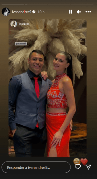 Iván Morales y la facha que escogió para el matrimonio de Matías Zaldivia. (Captura Instagram).