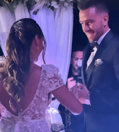 Verónica Bianchi captó un momento muy emotivo en el matrimonio de Matías Zaldivia. (Captura    @verobianchi89).