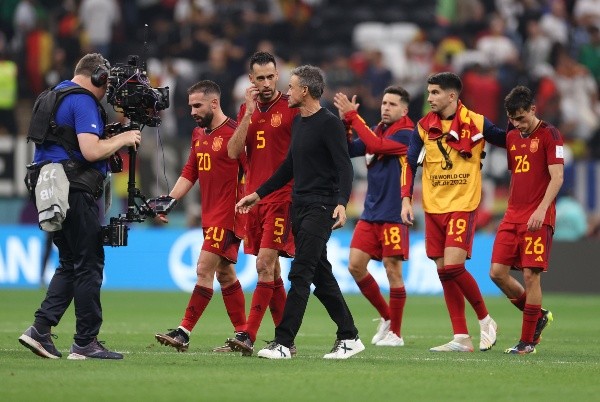 Luis Enrique sumó un tremendo registro, pero no sirve de nada. Ya no es más DT de España y están fuera del Mundial de Qatar 2022. | Foto: Getty