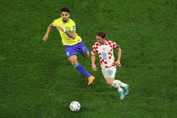 Modric fue una gran figura ante Brasil (Getty)