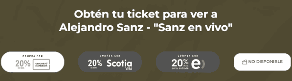 Sanz en vivo
