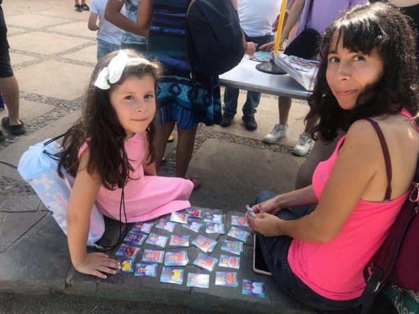 La familia se hizo presente en la “cambiatón”