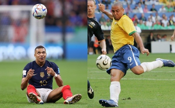 Mbappé tiene la bendición del Fenómeno para seguir rompiéndola en Qatar. | Foto: Getty