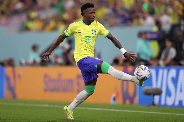 Vini Jr confesó que irán con todo a pelear el hexacampeonato en el Mundial de 2026. | Foto: Getty