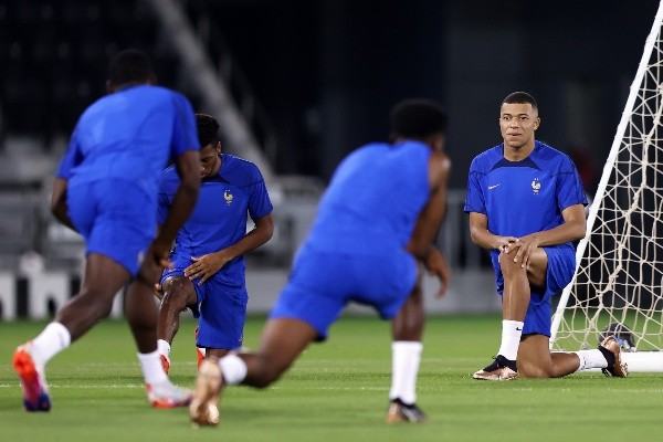 Francia tuvo su última práctica antes de jugar ante Marruecos (Getty)