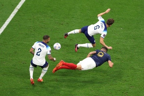 Inglaterra quedó eliminada en los cuartos de final de la Copa del Mundo a manos de Francia. Foto: Getty Images